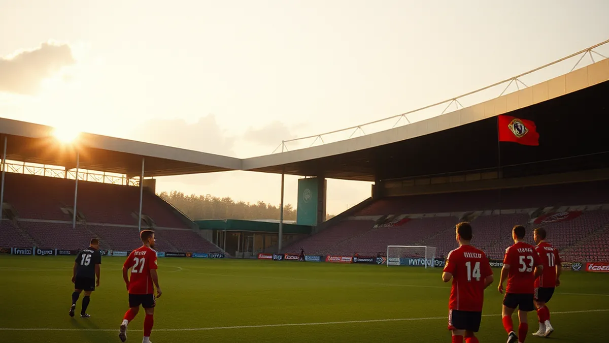 L. Budinauckas: The wall guarding Partick's goal